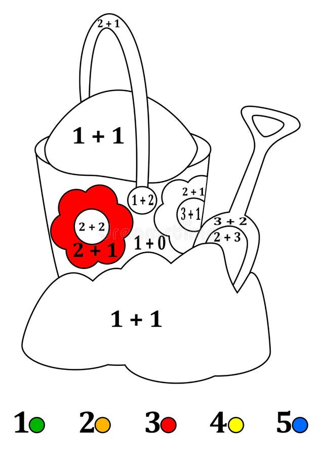 Counting with colors for children