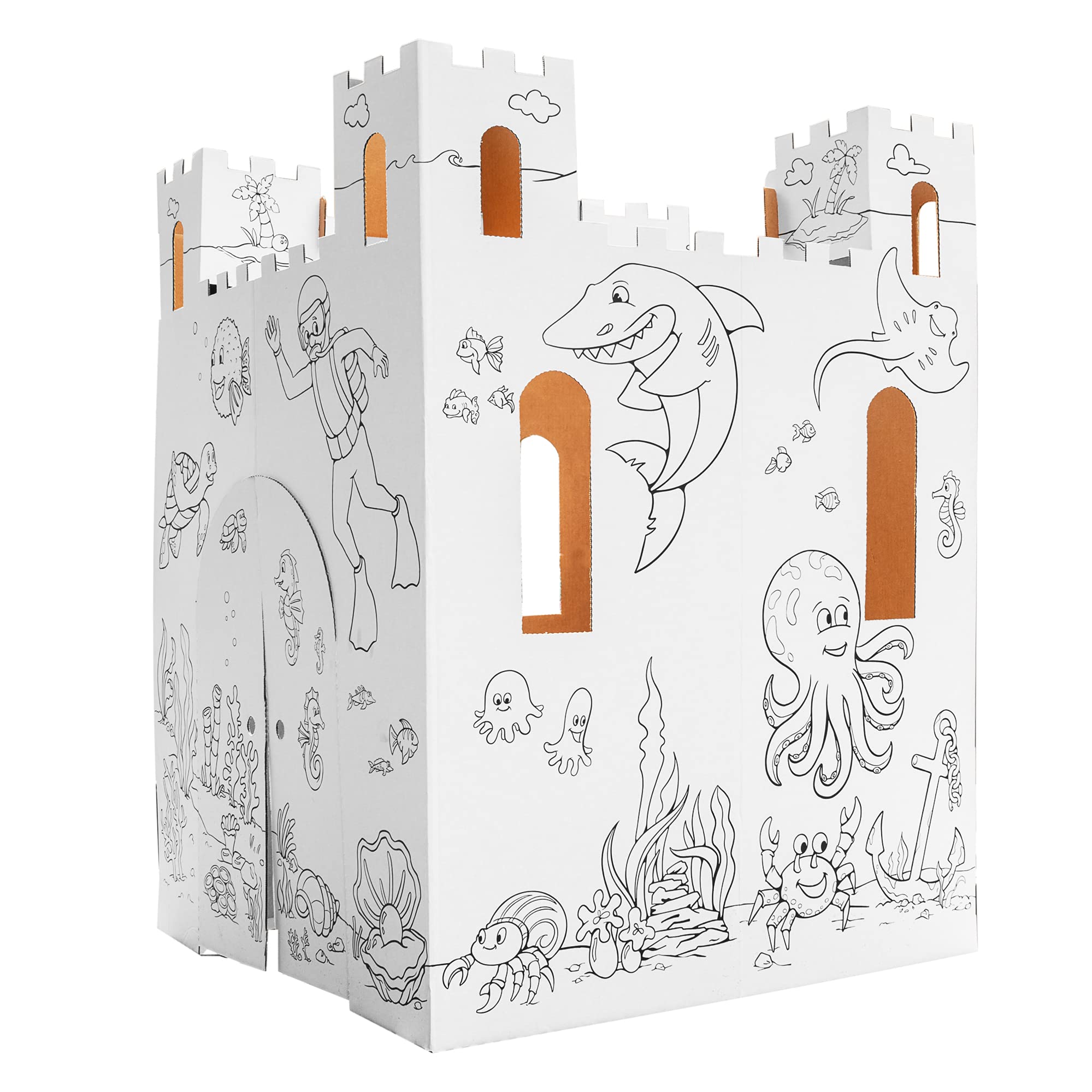Easy playhouse sand castle