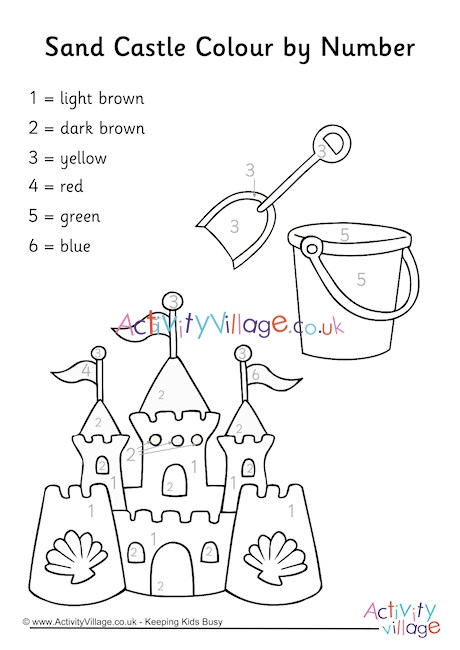 Sandcastle lour by number
