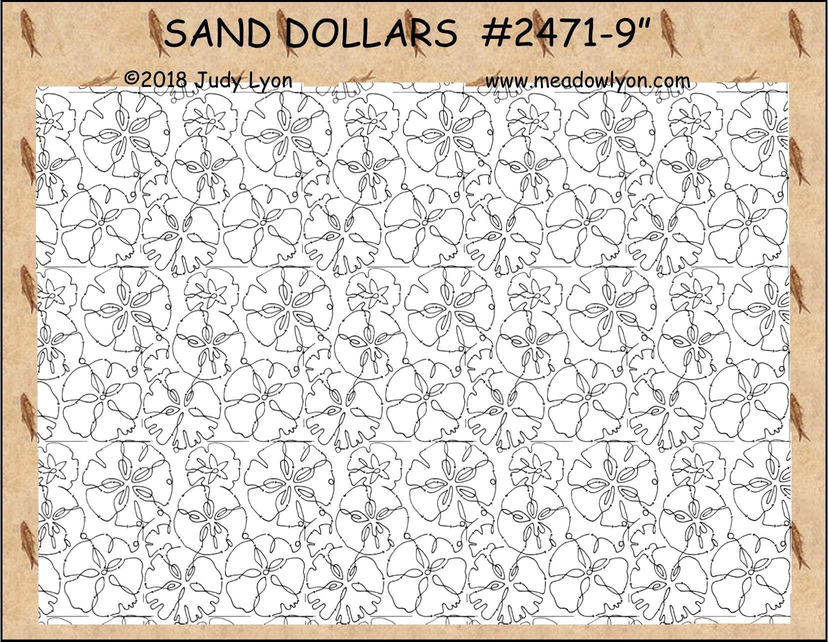 Sand dollars â interlocking â designs