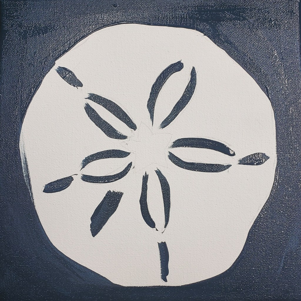 Sand dollar painting â art room happenings