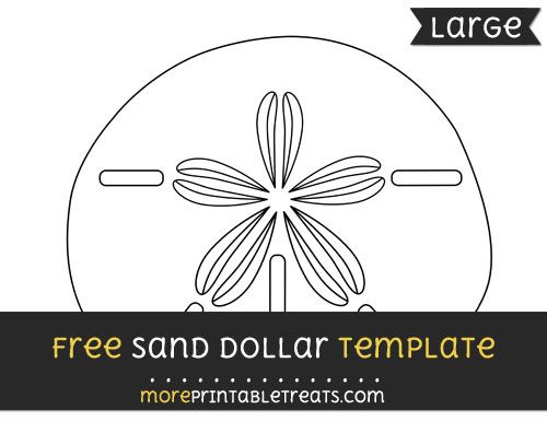 Free sand dollar template