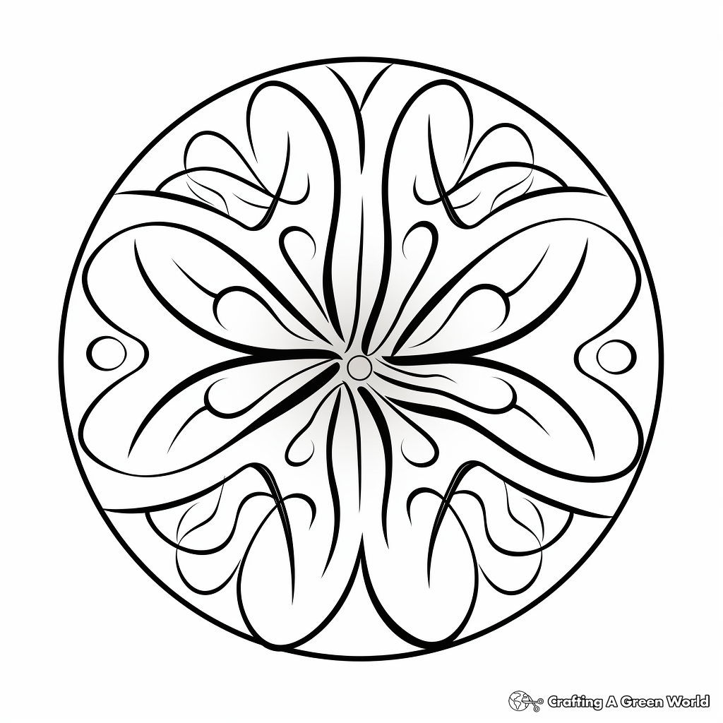 Sand dollar coloring pages