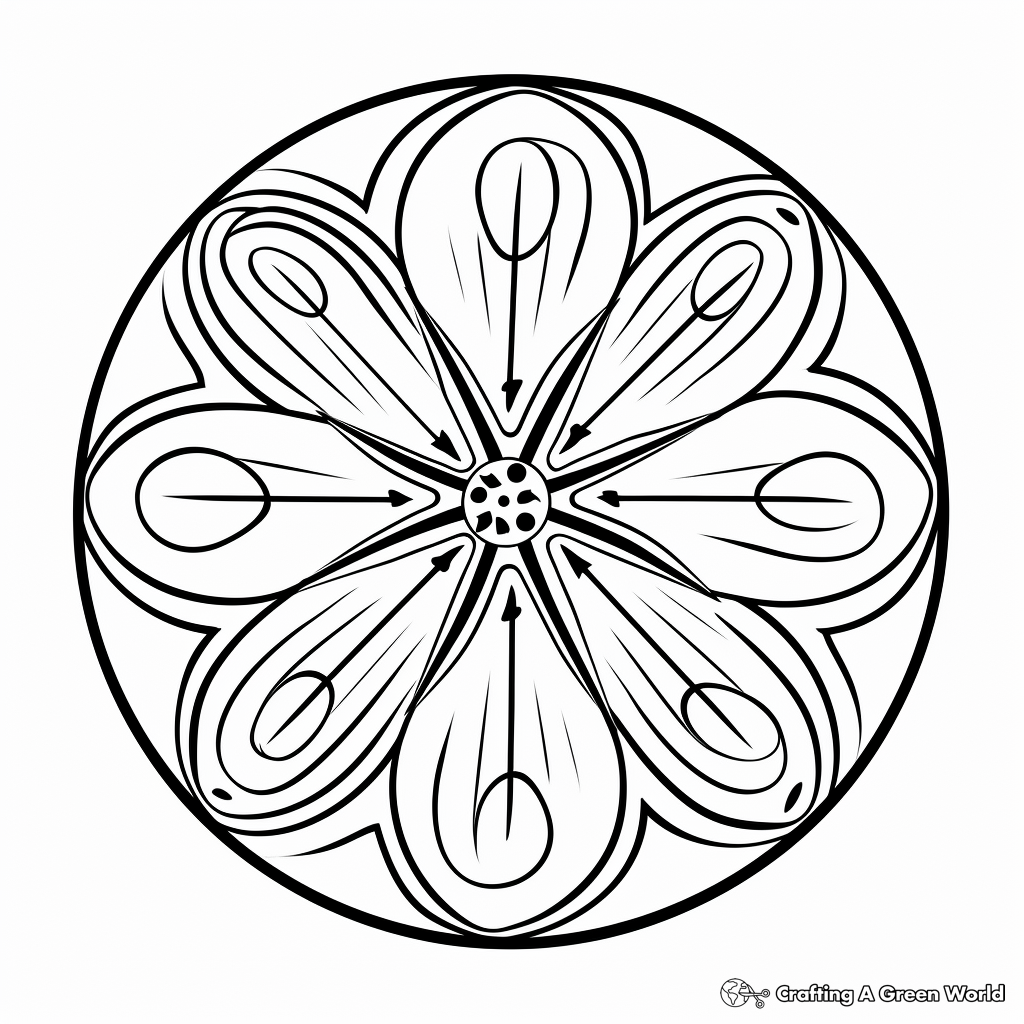 Sand dollar coloring pages