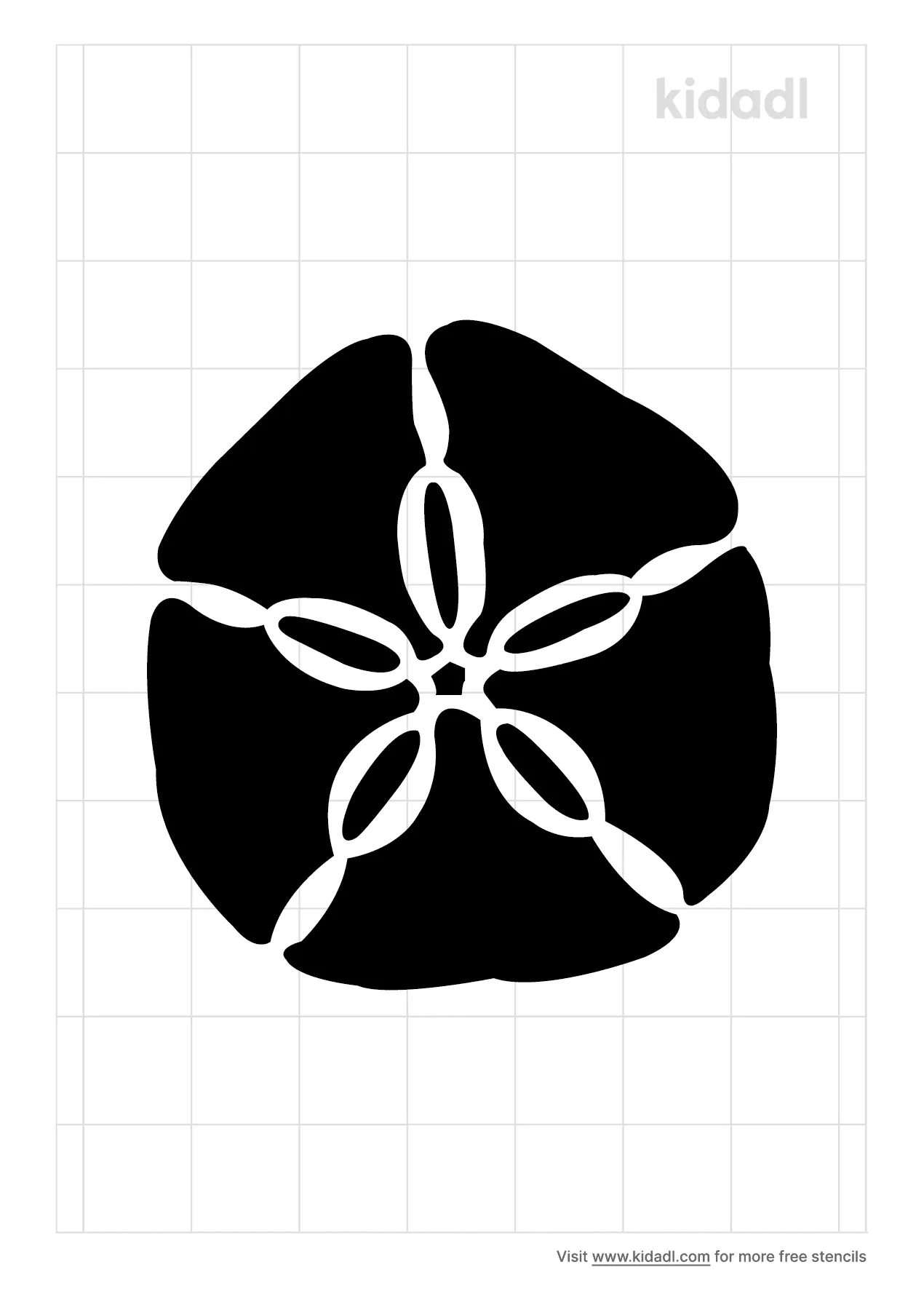 Free sand dollar stencil stencil printables