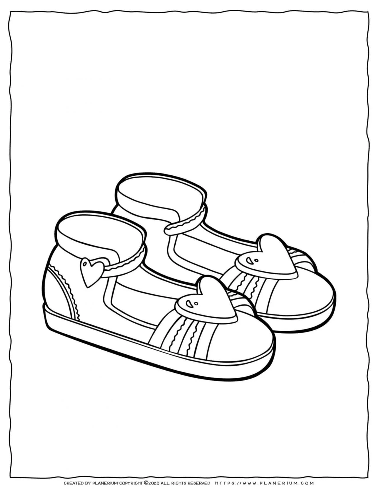 Clothes coloring page