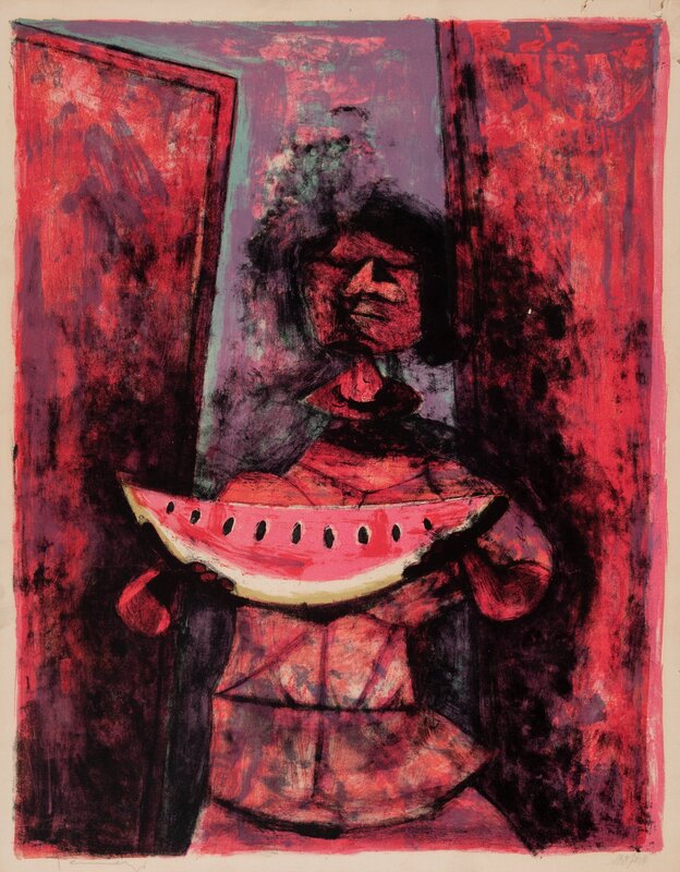 Rufino tamayo mujer con sandãa