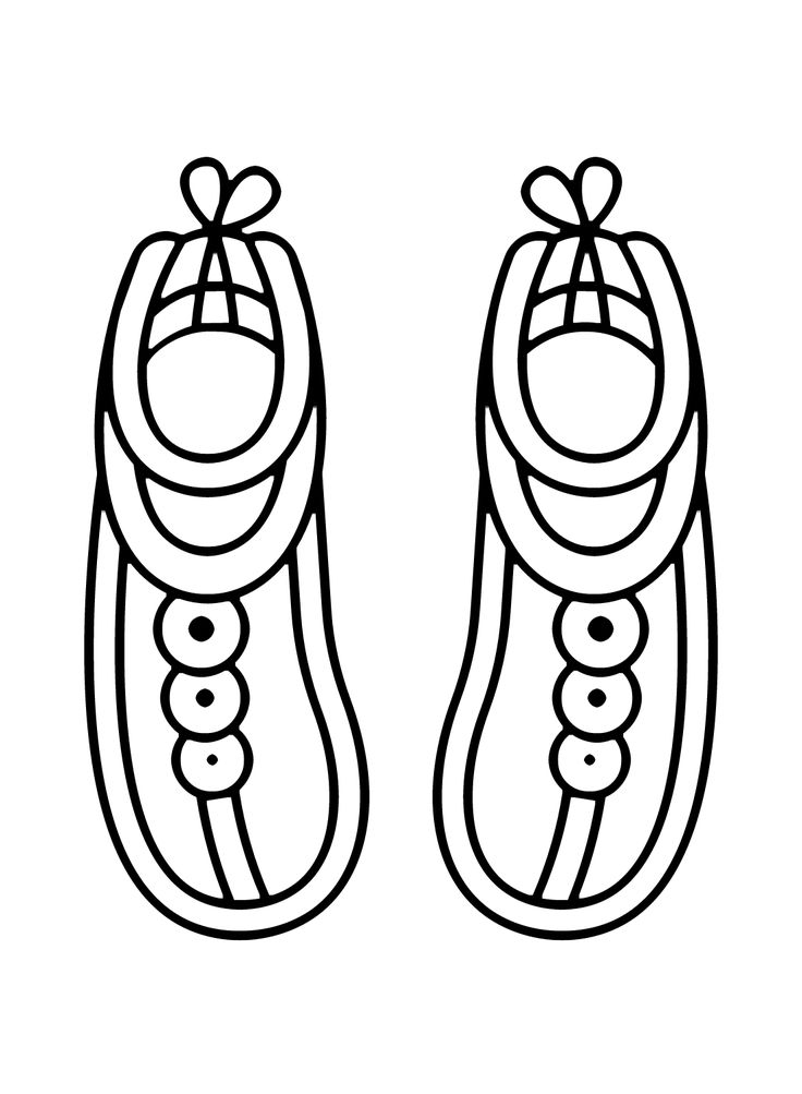 Sandals coloring pages