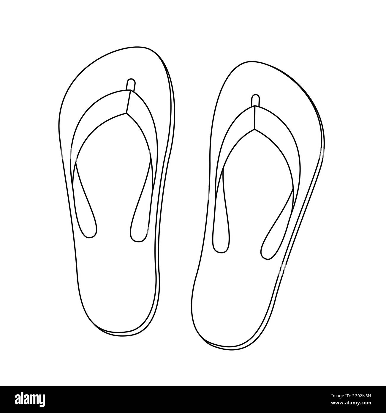 Colorful flip flops ten colored pairs of rubber sandals symbolic for group travel teamwork funny friends or happy family holiday stock photo