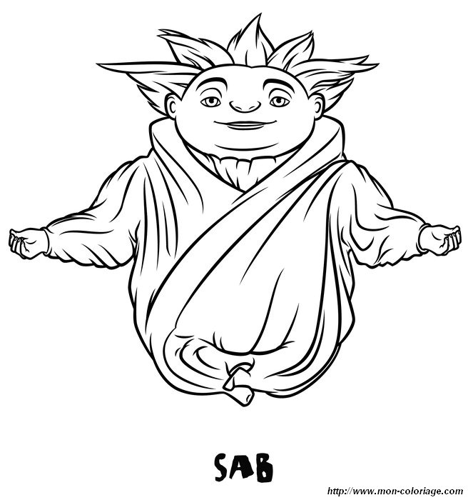 Coloring rise of the guardians page sandman to print out or color online