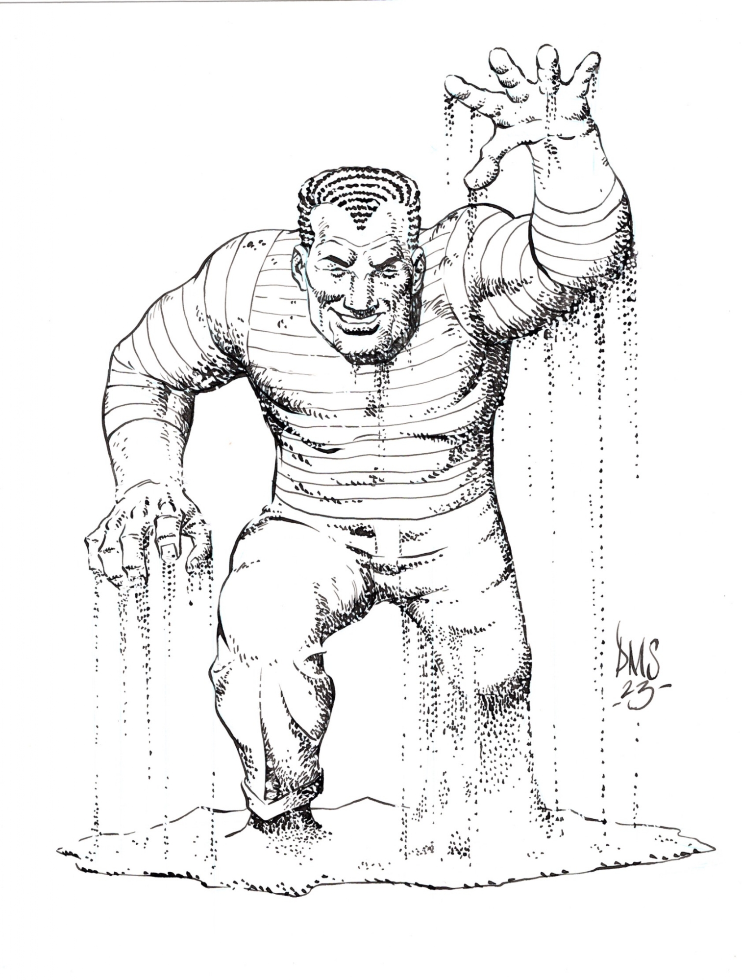 Sandman by paul smith in steve day vichs missions sketches ic art gallery room
