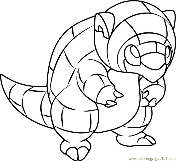 Alola sandshrew pokemon sun and moon coloring page moon coloring pages pokemon coloring pages pokemon coloring