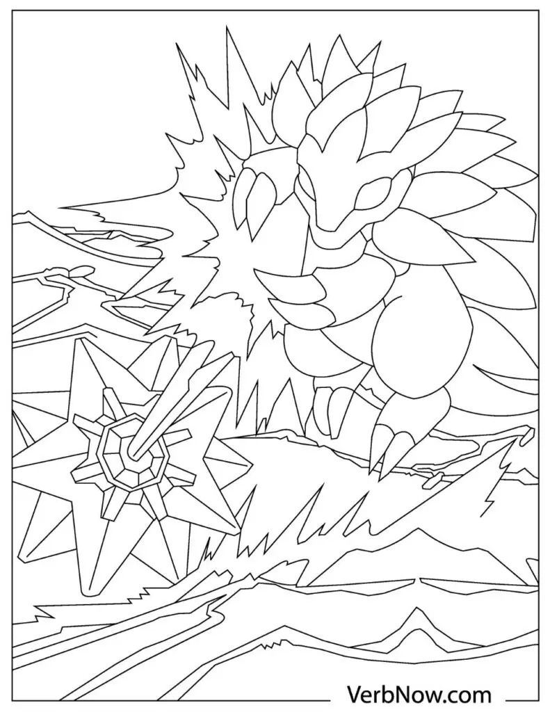 Free pokemon coloring pages for download printable pdf