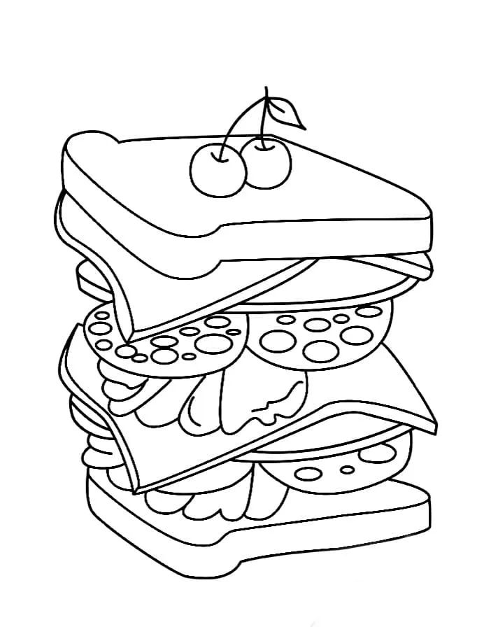 Sanduãche â z free printable coloring pages coloring pages coloring sheets