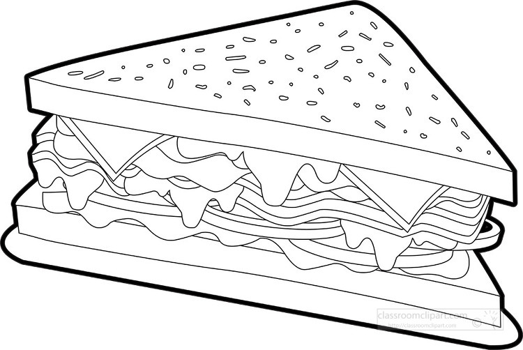 Food outline clipart