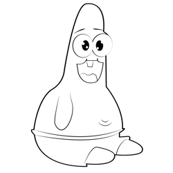 Sandy cheeks coloring page for kids