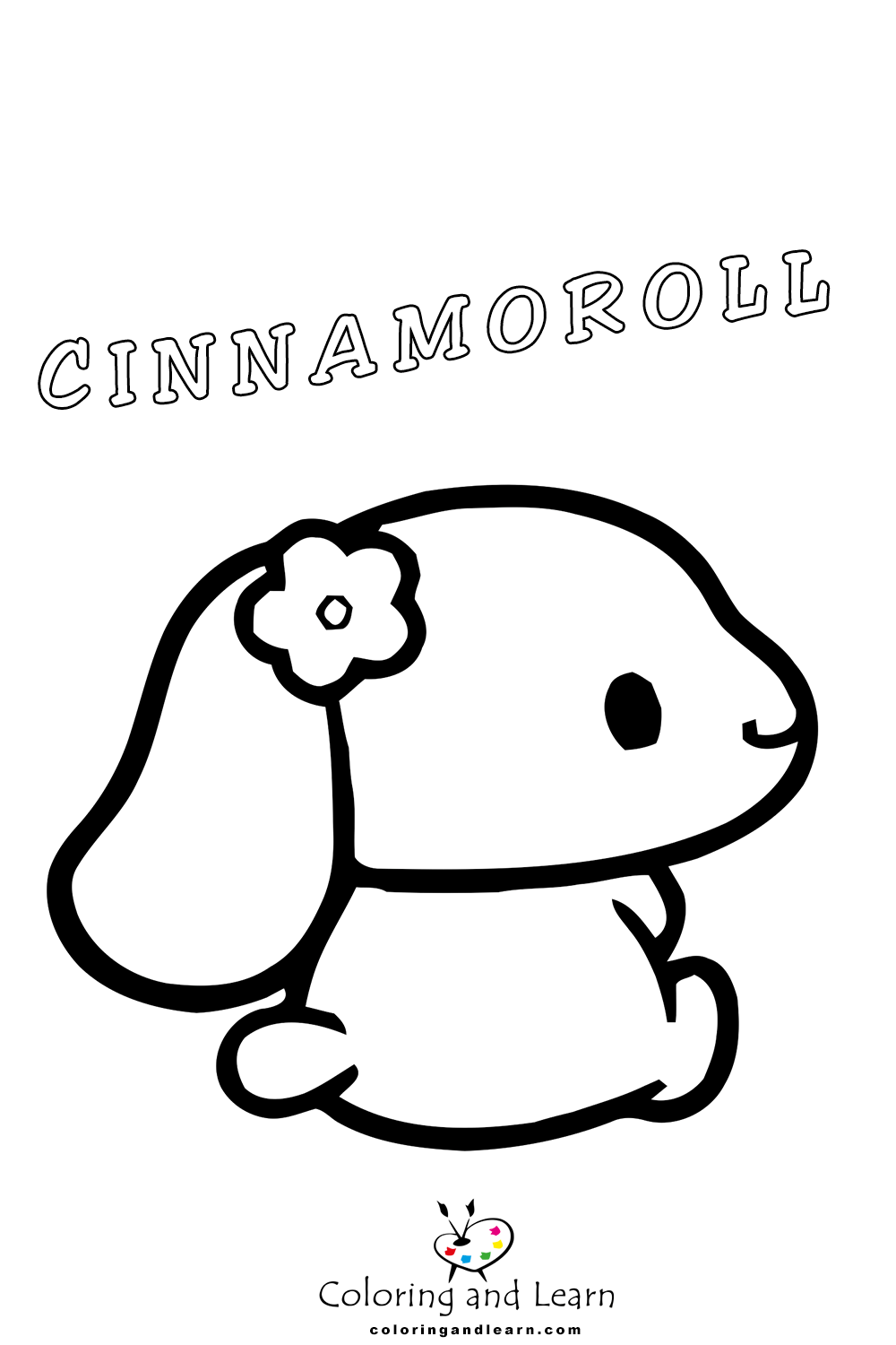 Cinnamoroll coloring pages