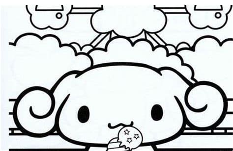Cinnamoroll coloring pages