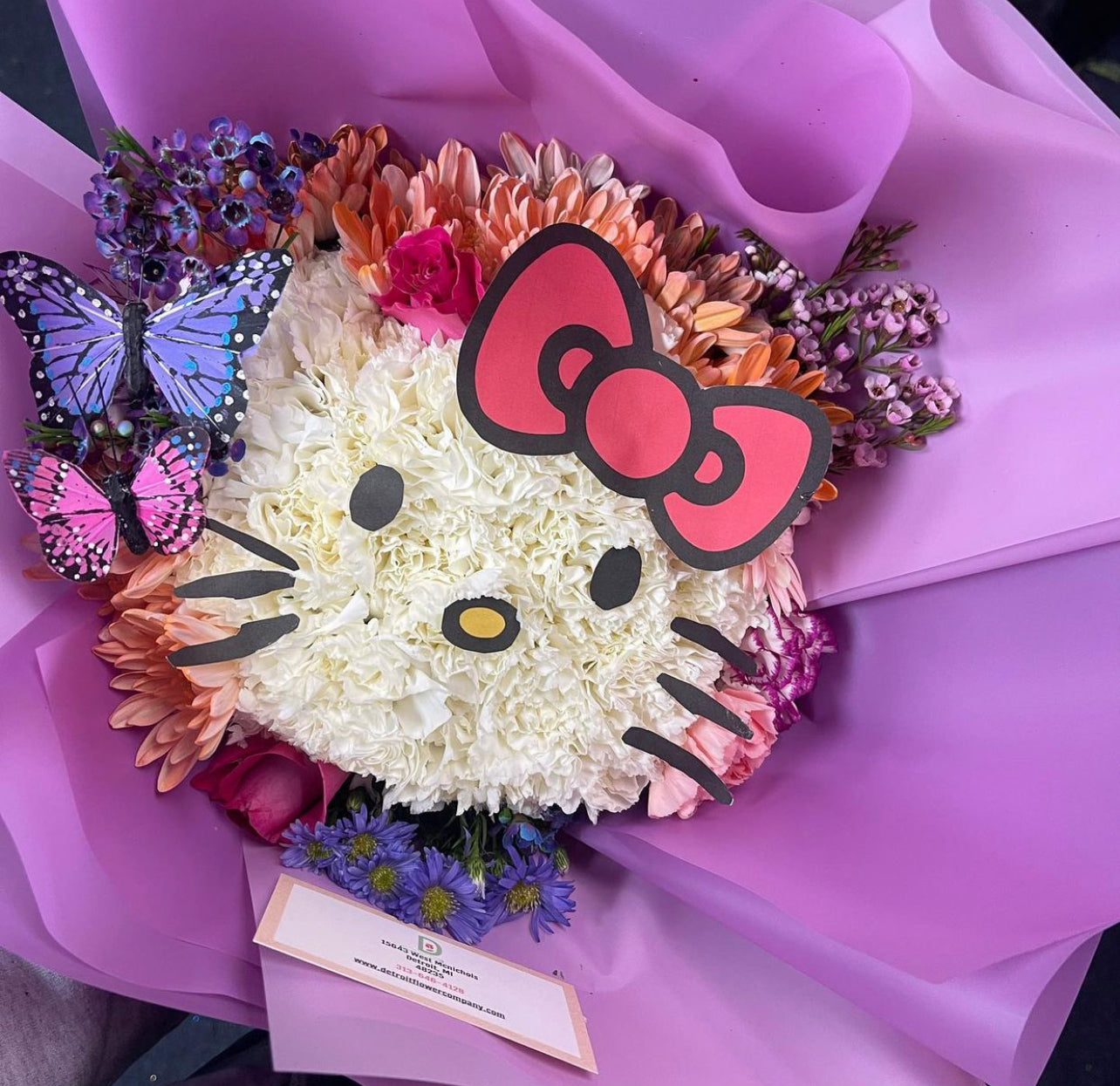 Hello kitty bouquet â detroit flower pany