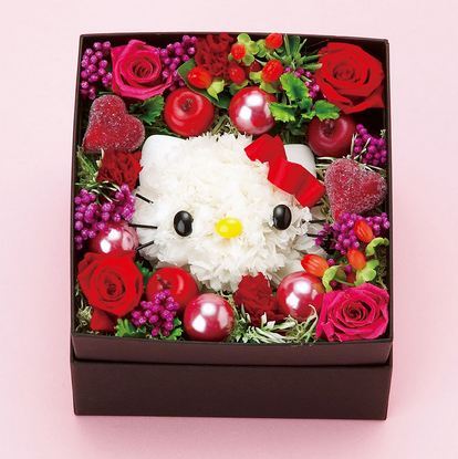 Kawaii hello kitty flower bouquets modes