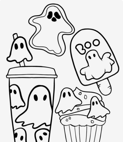 Best halloween coloring pages for kids in