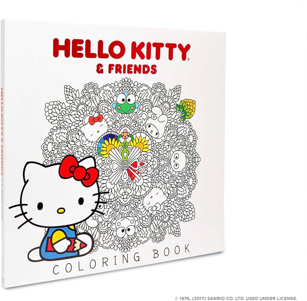 Hello kitty friends coloring book sanrio books