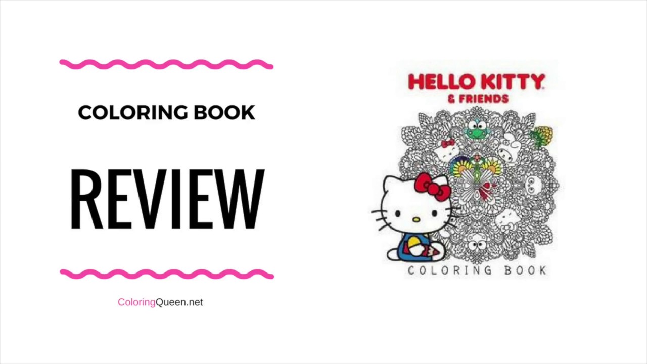 Hello kitty and friends coloring book review