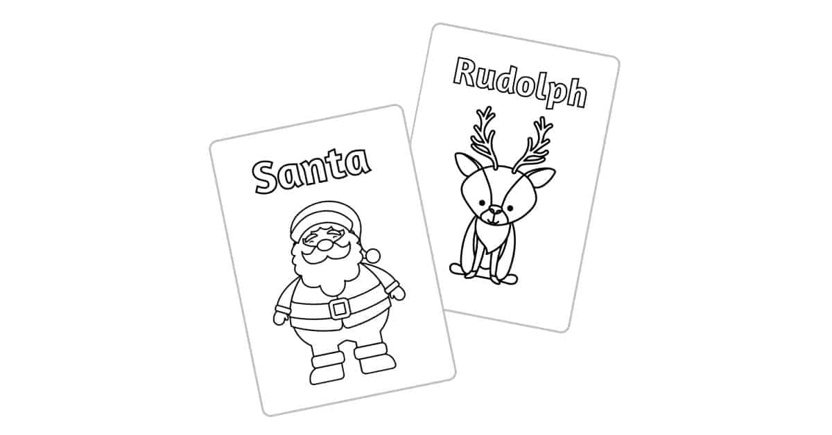 Free christmas colouring pages for kids