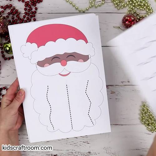 Christmas scissor skills