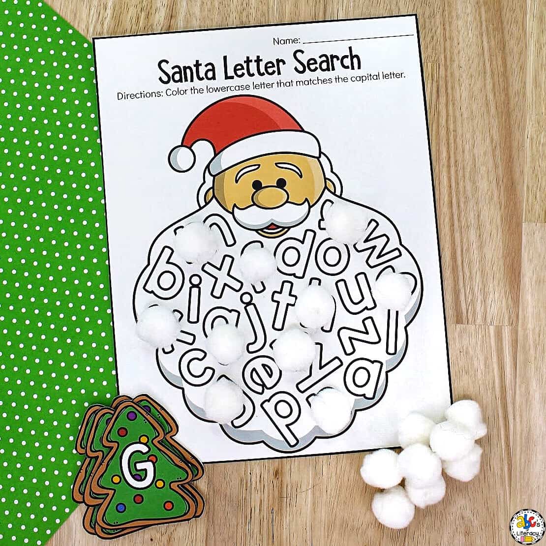 Santa letter search activity