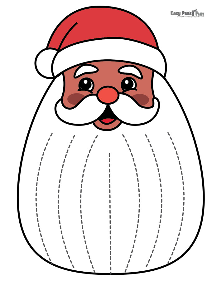 Santas beard cutting activity