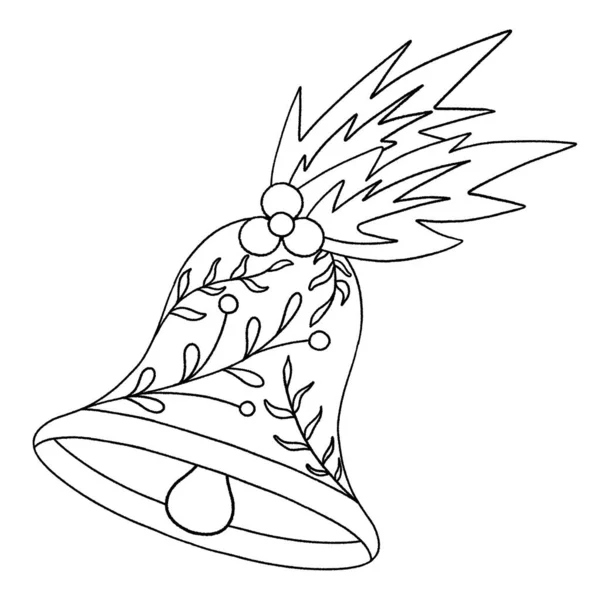Christmas bell drawing stock photos royalty free christmas bell drawing images
