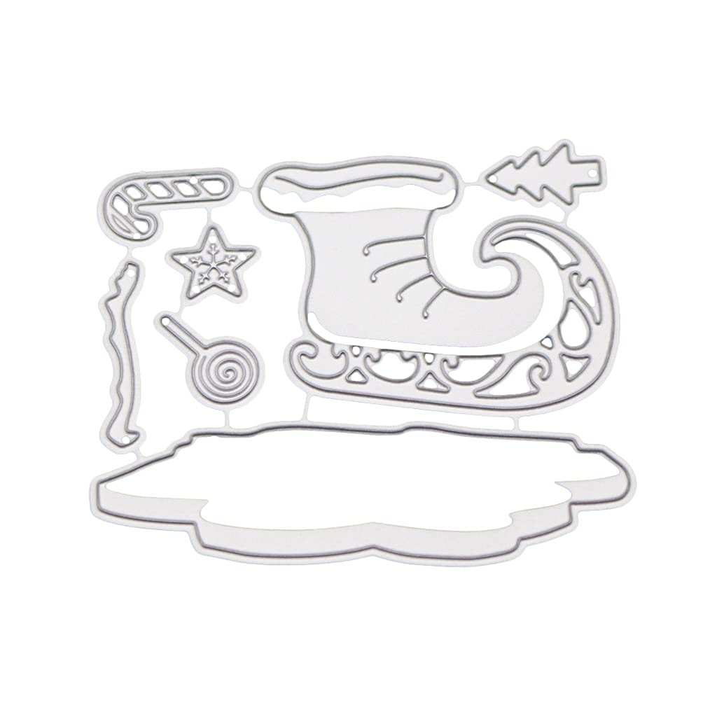 Christmas boot metal cutting die cuts christmas boot stencils diy crafts cards photo decorative paper dies scrapbooking making arts crafts sewing