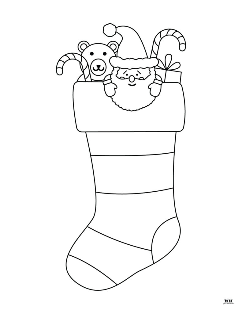 Santa coloring pages