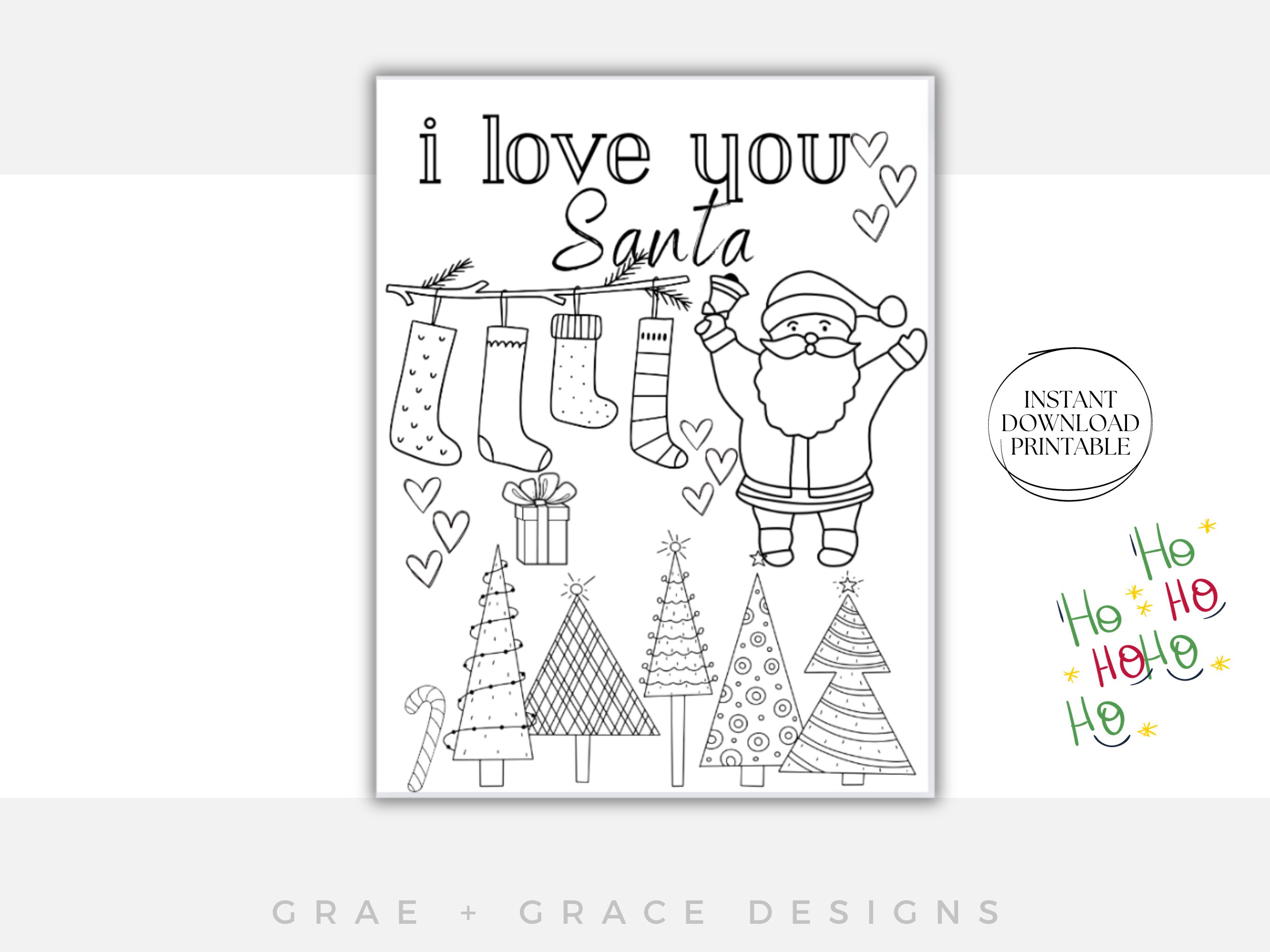 Christmas coloring pages christmas printables santa coloring pages christmas activities printable coloring pages digital