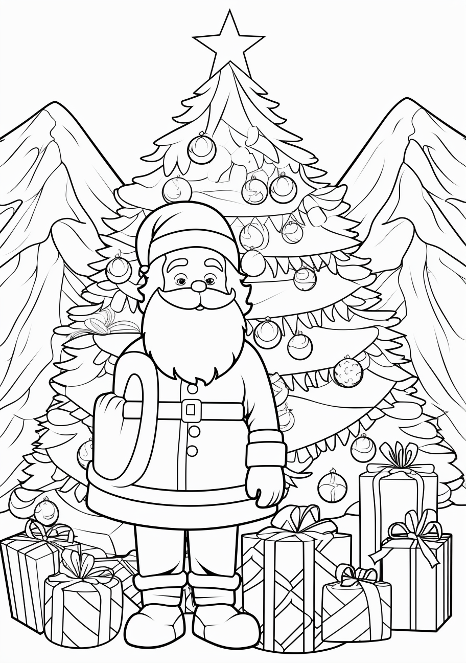 Santa in the chimney