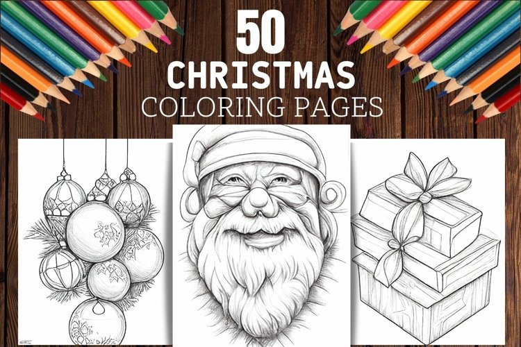 Christmas coloring pages