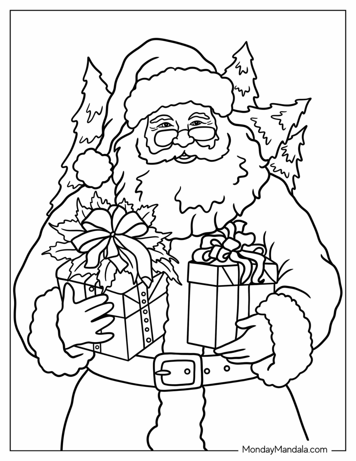 Christmas coloring pages for adults free printables