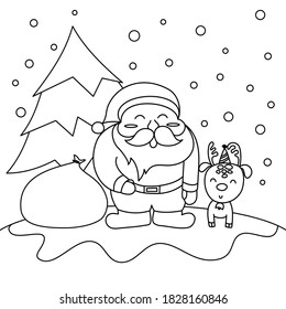 Santa claus coloring page images stock photos d objects vectors