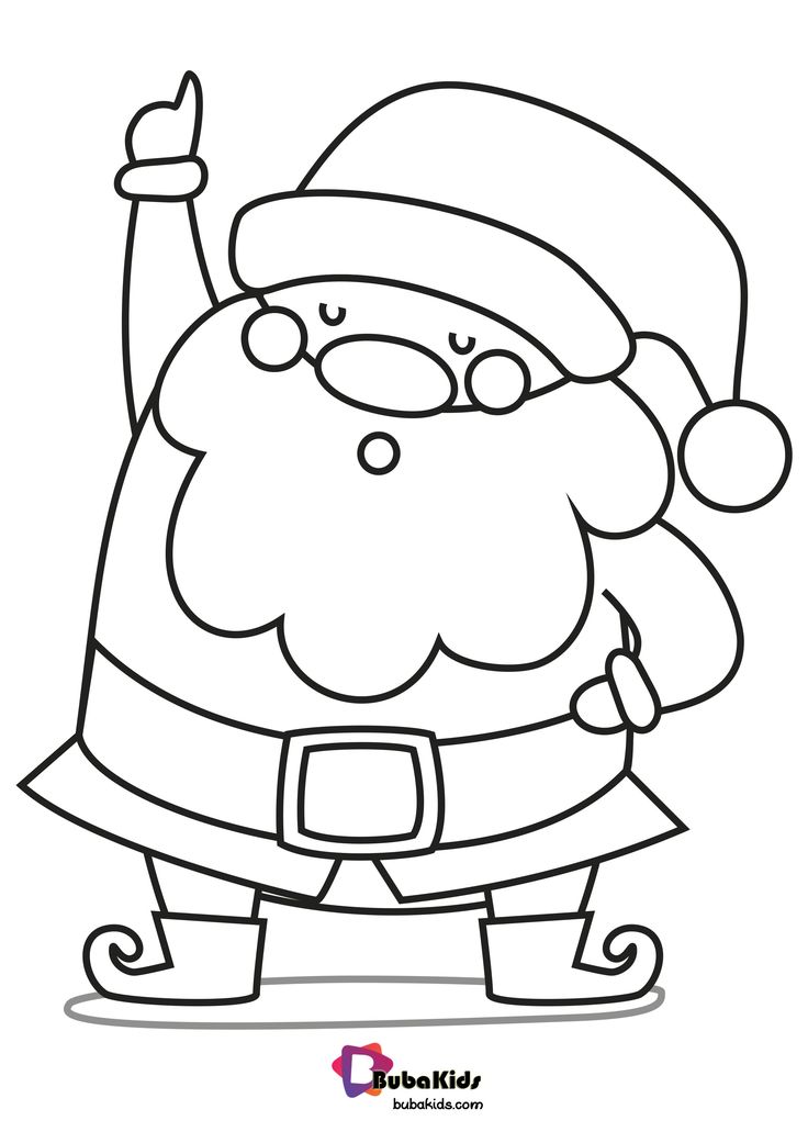 Holly jolly christmas santa coloring page collection of cartoon coloring pages for teenage printablâ santa coloring pages cartoon coloring pages coloring pages