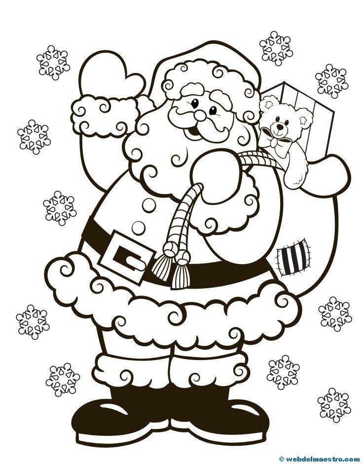 Santa claus papai noel pa colorir desenho de papai noel pa colorir papai noel desenho