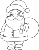 Santa claus coloring pages free coloring pages