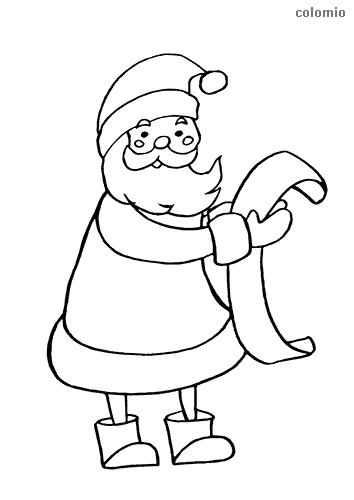 Santa claus coloring pages free printable santa coloring sheets