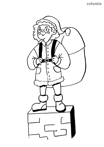 Santa claus coloring pages free printable santa coloring sheets