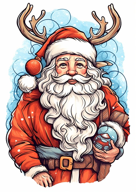 Magical christmas moments coloring pages from the santa claus edition santa claus pdf download for direct fun
