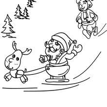 Santa claus coloring pages