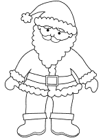 Santa claus coloring pages