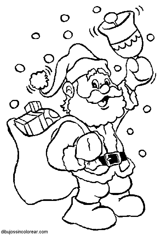 Dibujos de santa claus printable for free download
