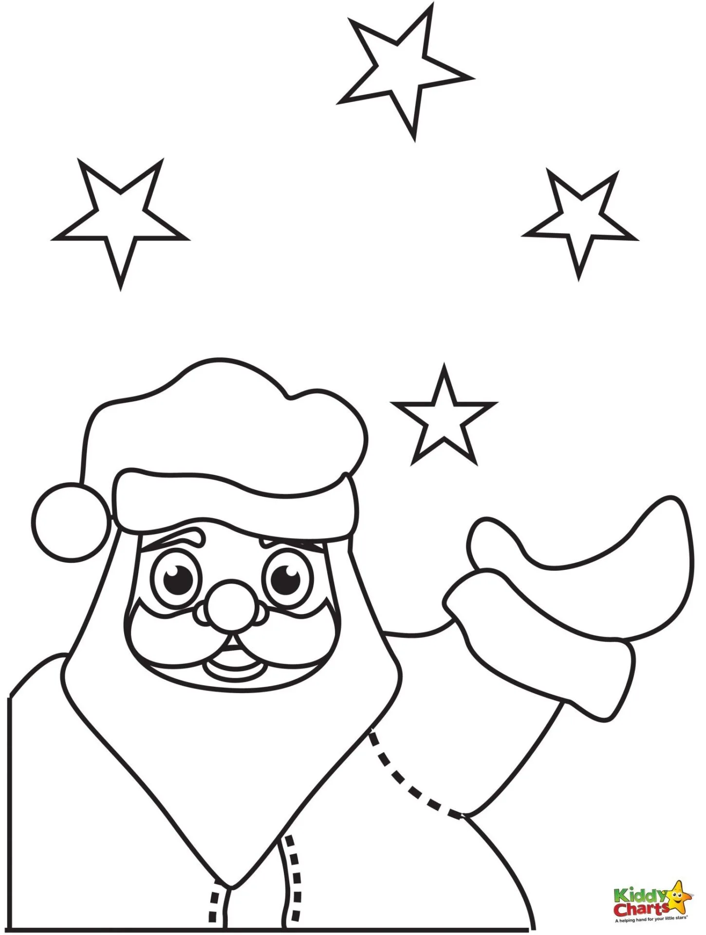 Santa coloring pages