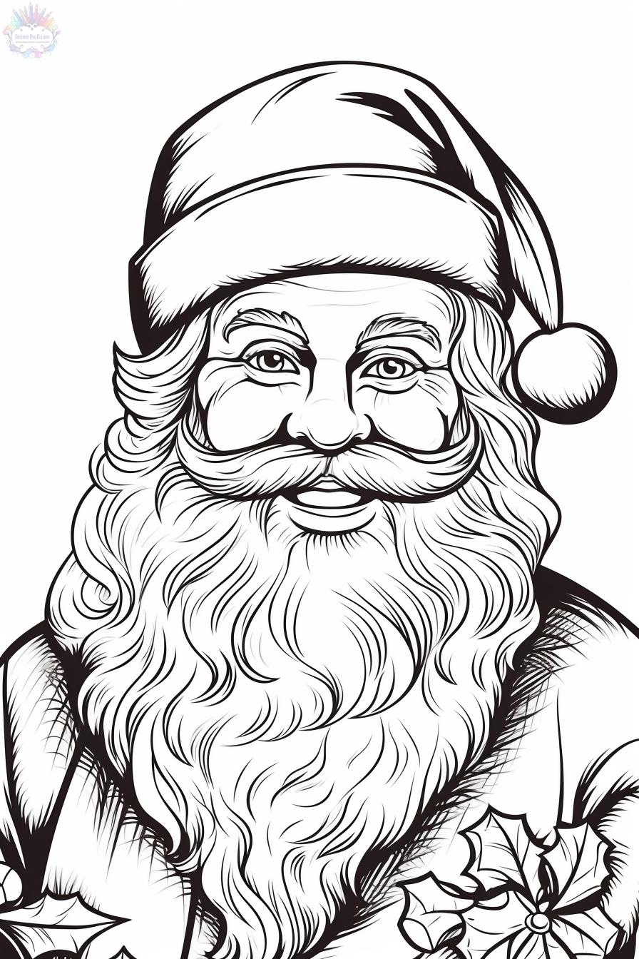 Santa cla coloring pages